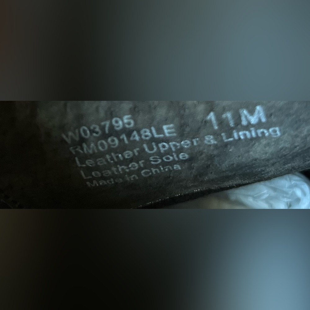 Kenneth Cole Reaction Size 11 Black Leather Lace Up Shoes - Picture 7 of 16